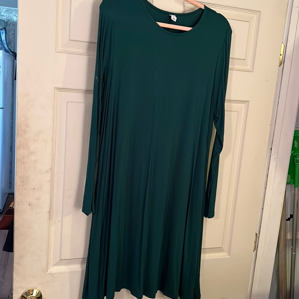 Emerald Shirt Dress